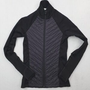 Athleta Jacket Womens XS Black Flurry Force Insulated Primaloft 2.0 Full Zip‎